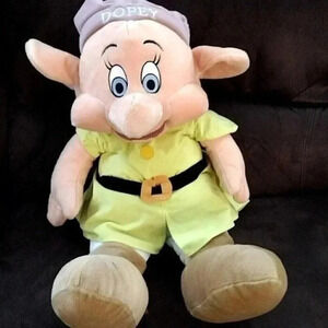 Large Disney Dopey Plush Collectible Toy Plushie